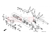 HONDA CBR1000FN CBR1000F 1992 E-17 TRANSMISSION DRUM