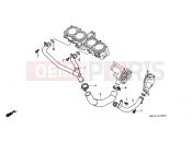 HONDA CBR1000FN CBR1000F 1992 E-18 WATER PIPE