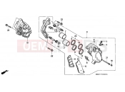 HONDA CBR1000FN CBR1000F 1992 F-10 FRONT BRAKE CALIPER