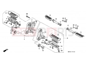 HONDA CBR1000FN CBR1000F 1992 F-21 FOOTREST