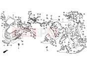 HONDA CBR1000FN CBR1000F 1992 F-33 ​​ENGINE HOUSING