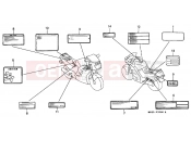 HONDA CBR1000FN CBR1000F 1992 F-35 WARNING LABEL
