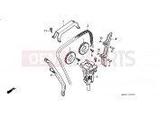 HONDA CBR1000FT CBR1000F 1996 E-4 TIMING CHAIN ​​/ TENSIONER