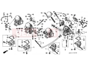 HONDA CBR1000FT CBR1000F 1996 E-19-1 CARBURETOR (PARTS)