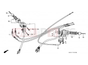 HONDA CBR1000FT CBR1000F 1996 F-3 SWITCH / CABLE