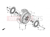 HONDA CBR1000FT CBR1000F 1996 F-11 FRONT WHEEL