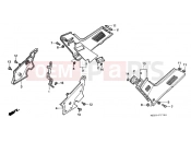 HONDA CBR1000FT CBR1000F 1996 F-17 SIDE COVER