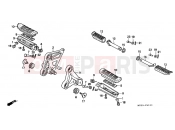 HONDA CBR1000FT CBR1000F 1996 F-21 FOOTREST