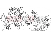 HONDA CBR1000FT CBR1000F 1996 F-34 LOWER ENGINE