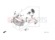 HONDA CBR1000FT CBR1000F 1996 F-1-1 HEADLIGHT (2)