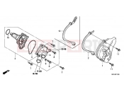 HONDA CBR1000RRB CBR1000RR Fireblade 2011 E-11 WATER PUMP