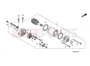 HONDA CBR1000RRB CBR1000RR Fireblade 2011 E-12 STARTER ENGINE