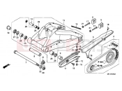 HONDA CBR1000RRB CBR1000RR Fireblade 2011 F-23 SWING ARM