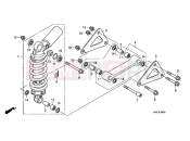 HONDA CBR1000RRB CBR1000RR Fireblade 2011 F-24 REAR SHOCK ABSORBER
