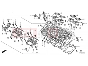 HONDA CBR1000RA9 CBR1000RR Fireblade C-ABS 2009 E-2 CYLINDER HEAD