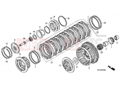 HONDA CBR1000RA9 CBR1000RR Fireblade C-ABS 2009 E-7 CLUTCH