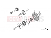 HONDA CBR1000RA9 CBR1000RR Fireblade C-ABS 2009 E-8 CLUTCH COUPLING START