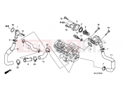HONDA CBR1000RA9 CBR1000RR Fireblade C-ABS 2009 E-18 THERMOSTAT