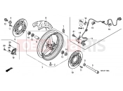 HONDA CBR1000RA9 CBR1000RR Fireblade C-ABS 2009 F-11 FRONT WHEEL
