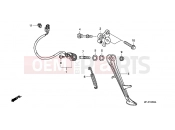 HONDA CBR1000RA9 CBR1000RR Fireblade C-ABS 2009 F-22 SUPPORT