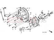 HONDA CBR600SEW CBR600F Smokin' Joes 1998 E-5 RIGHT CRANKSHAFT COVER