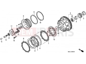 HONDA CBR600SEW CBR600F Smokin' Joes 1998 E-6 CLUTCH