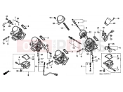 HONDA CBR600SEW CBR600F Smokin' Joes 1998 E-18-1 CARBURETOR (PARTS)