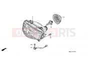 HONDA CBR600SEW CBR600F Smokin' Joes 1998 F-1 HEADLIGHT
