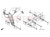 HONDA CBR600SEW CBR600F Smokin' Joes 1998 F-23 REAR SHOCK ABSORBER