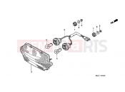 HONDA CBR600SEW CBR600F Smokin' Joes 1998 F-26 REAR LAMP
