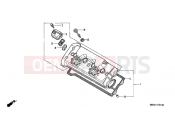 HONDA CBR600FS1 CBR600F Special Edition 2001 E-1 VALVE COVER