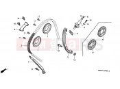 HONDA CBR600FS1 CBR600F Special Edition 2001 E-4 TIMING CHAIN ​​/ TENSIONER