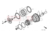 HONDA CBR600FS1 CBR600F Special Edition 2001 E-6-1 CLUTCH (2)