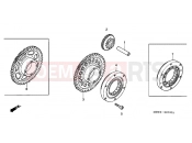 HONDA CBR600FS1 CBR600F Special Edition 2001 E-7 CLUTCH COUPLING START