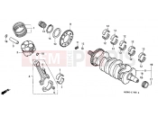 HONDA CBR600FS1 CBR600F Special Edition 2001 E-14 CRANKSHAFT / PISTON