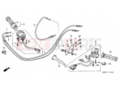 HONDA CBR600FS1 CBR600F Special Edition 2001 F-3-1 HANDLE ARM / SWITCH / CABLE (2)