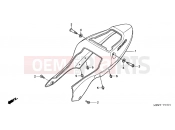 HONDA CBR600FS1 CBR600F Special Edition 2001 F-16-1 REAR ENGINE HOUSING (2)