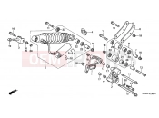HONDA CBR600FS1 CBR600F Special Edition 2001 F-23 REAR SHOCK ABSORBER