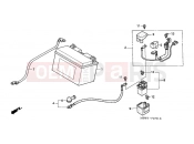 HONDA CBR600FS1 CBR600F Special Edition 2001 F-27-1 BATTERY (2)