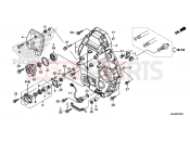 HONDA CTX1300AE CTX1300A 2014 E-10 HÁTSÓ FORGATTYÚHÁZ-BURKOLAT