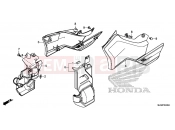 HONDA CTX1300AE CTX1300A 2014 F-24 SIDE COVER