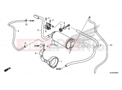 HONDA CTX1300AE CTX1300A 2014 F-26 EVAP TANK