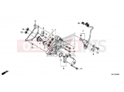 HONDA CTX700DE CTX700 Dual Cluth ABS 2014 E-20 ÁTTÉTEL FOGASKERÉK