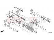 HONDA CTX700DE CTX700 Dual Cluth ABS 2014 E-21-1 SEBESSÉGVÁLTÓ DOB (CTX700D)