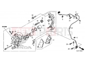 HONDA CTX700DE CTX700 Dual Cluth ABS 2014 F-13 FRONT BRAKE CALIPER