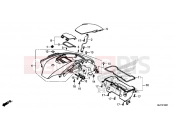 HONDA CTX700DE CTX700 Dual Cluth ABS 2014 F-22-21 POCKET