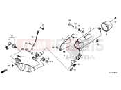 HONDA CTX700DE CTX700 Dual Cluth ABS 2014 F-28 EXHAUST DRUM