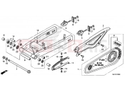 HONDA CTX700DE CTX700 Dual Cluth ABS 2014 F-33 ​​SWING ARM