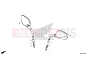 HONDA CTX700NAF CTX700N 2015 F-3 MIRROR