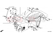 HONDA CTX700NAF CTX700N 2015 F-11 FRONT FENDER